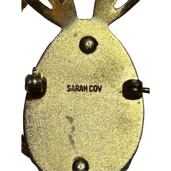 Vintage Sarah Coventry Rhinestone Rabbit Brooch - Picture 4 of 4